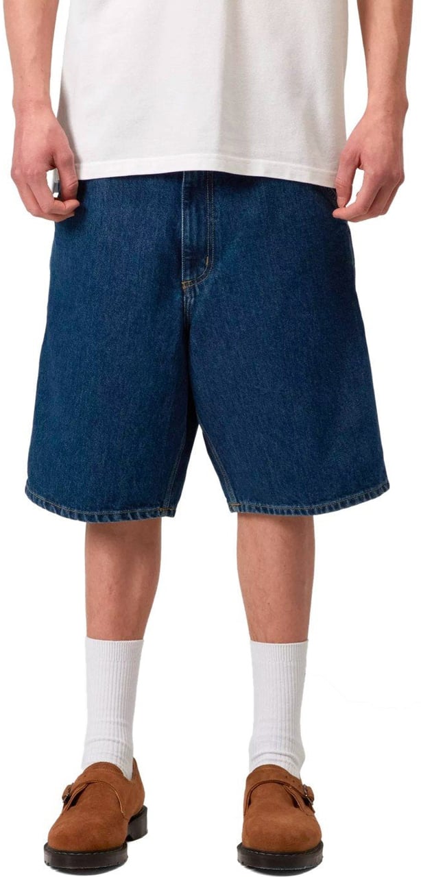 CARHARTT WIP SINGLE KNEE BERMUDA SHORTS Blauw