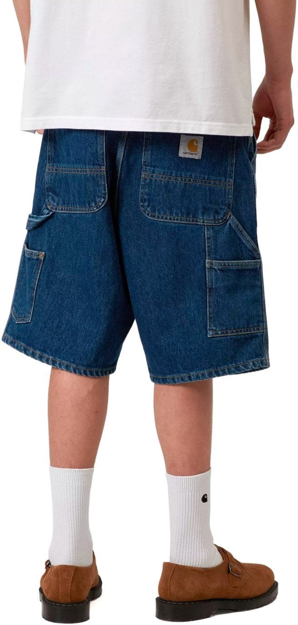 CARHARTT WIP SINGLE KNEE BERMUDA SHORTS Blauw