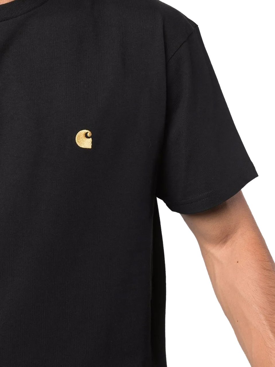 Carhartt carhartt wip chase black gold Zwart