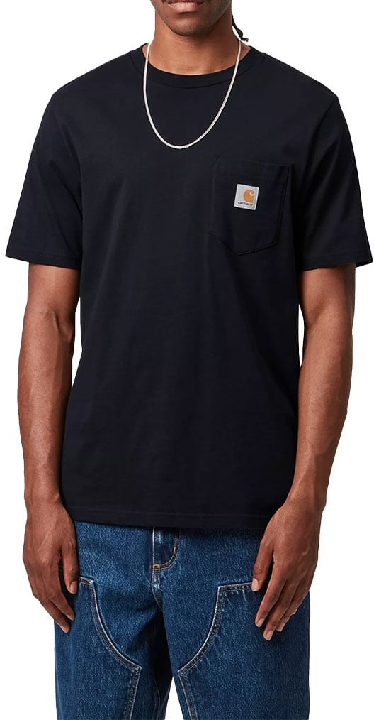 Carhartt carhartt wip pocket tshirt blue Blauw