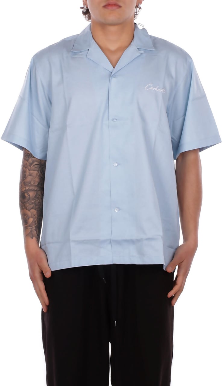 Carhartt Shirts Multicolour Lichtblauw