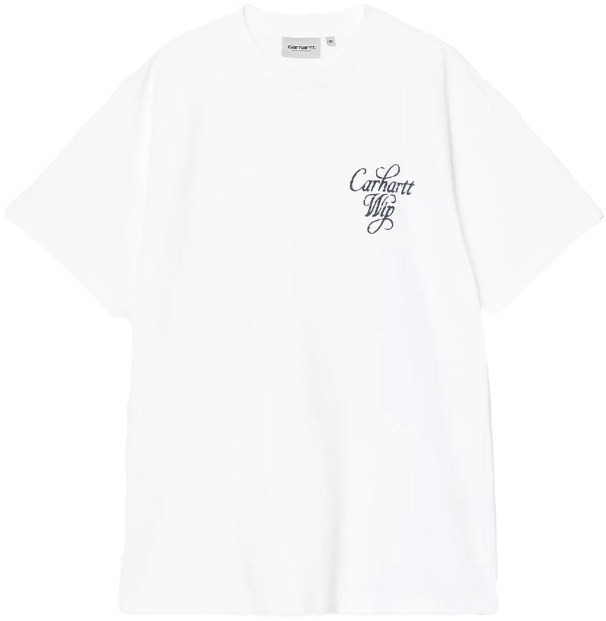 Carhartt carhartt wip s s vestige tshirt coton blanc stone washed Beige