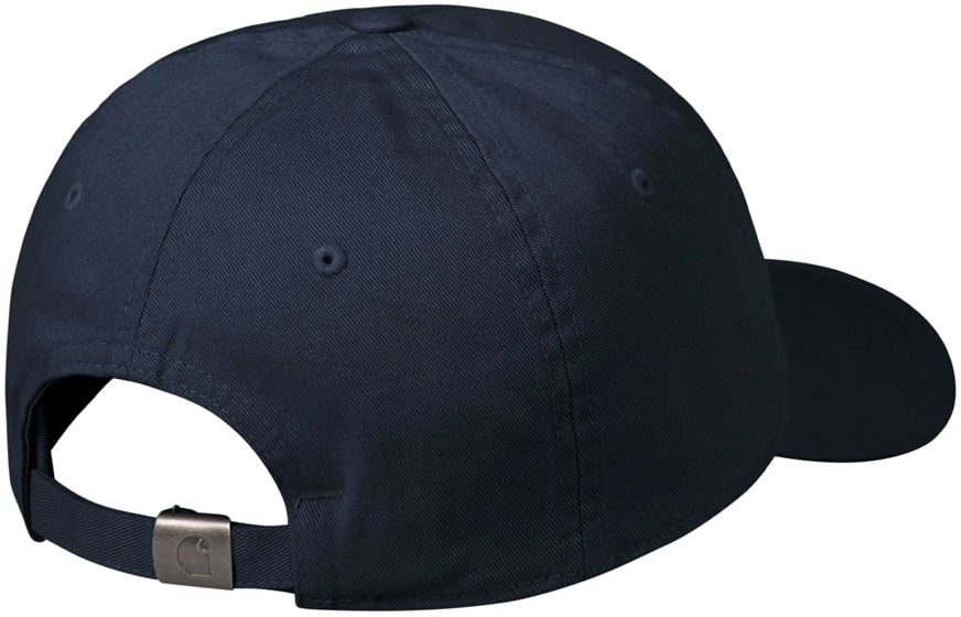 Carhartt casquette navy carhartt logo brode bleu marine Blauw