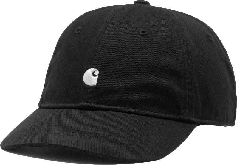 Carhartt casquette noir carhartt logo brode Zwart