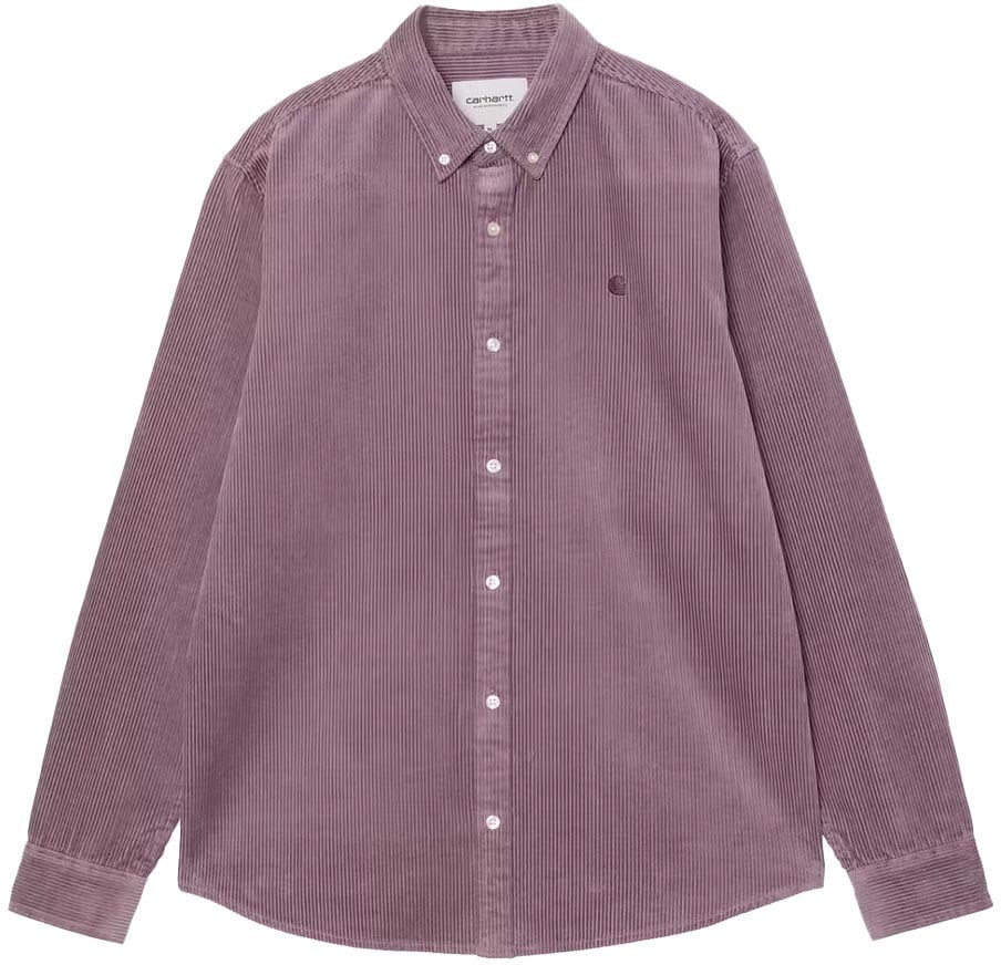 Carhartt chemise l s madison cord shirt Paars