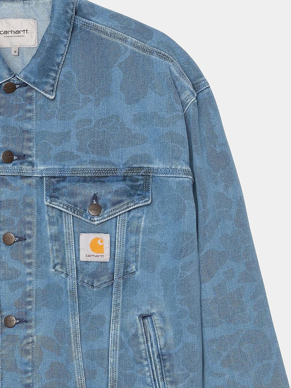Carhartt duck helston jacket Blauw
