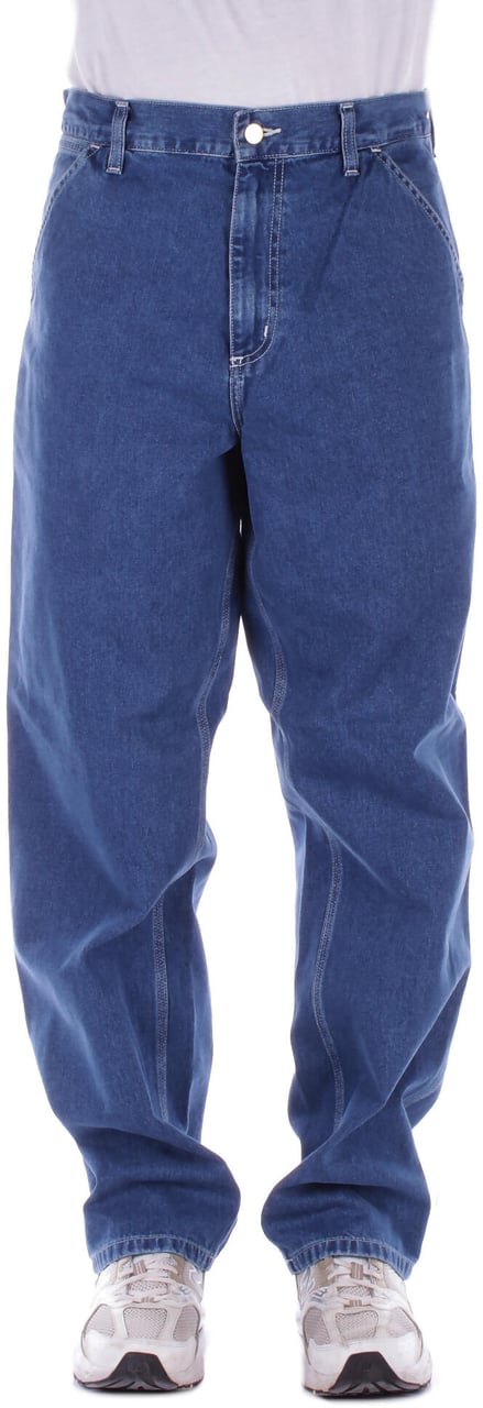 Carhartt Jeans Blu Stonewashed Blauw