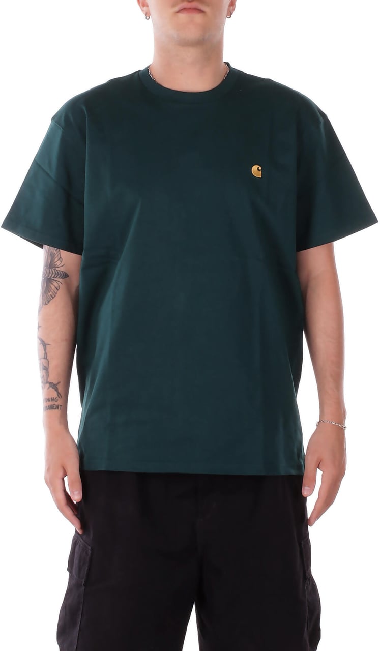 Carhartt T-Shirts And Polos Dark Fir Zwart