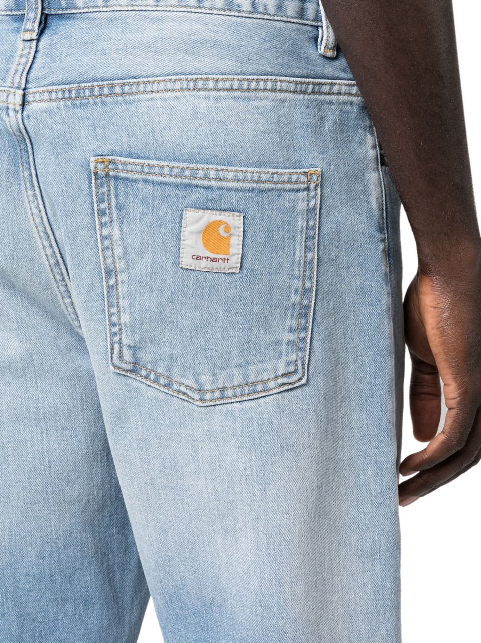 Carhartt Trousers Blue Lichtblauw
