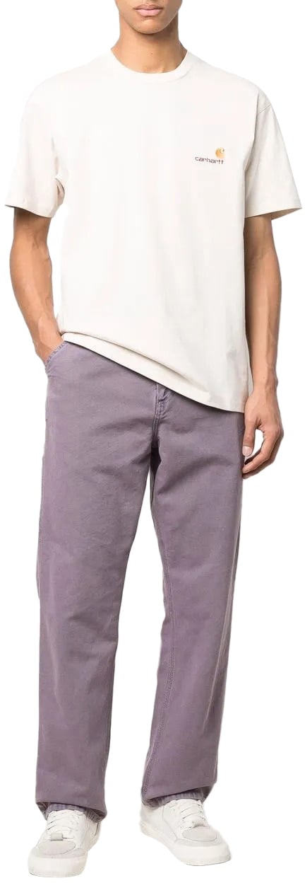 Carhartt t shirt carhartt american script coton natural Beige