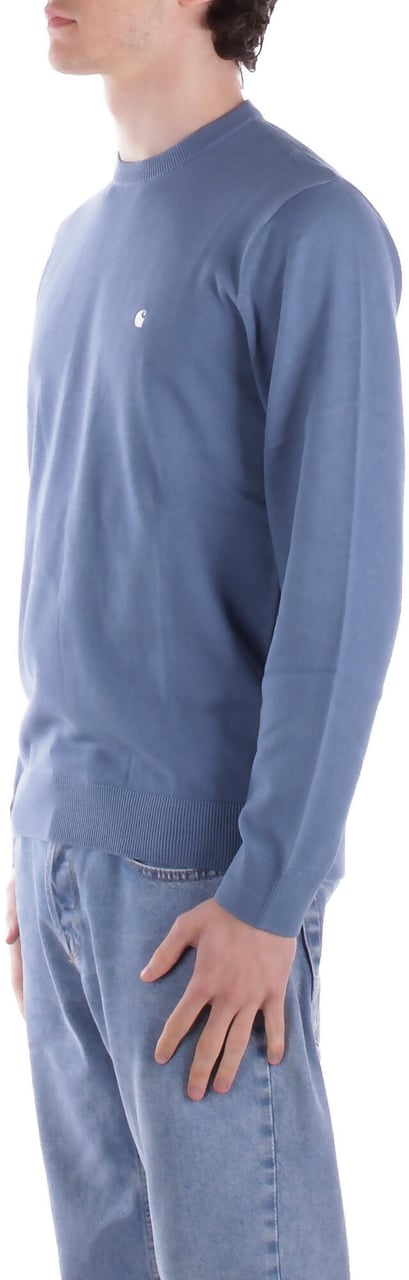 Carhartt Sweaters Icy Water Blauw