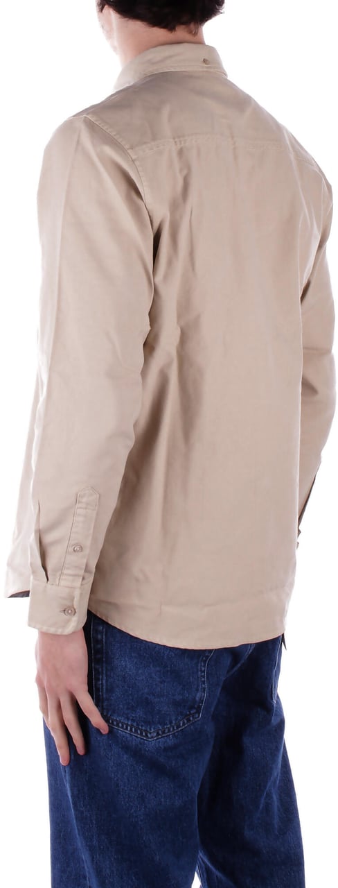 Carhartt Shirts Fleur De Sel Wit