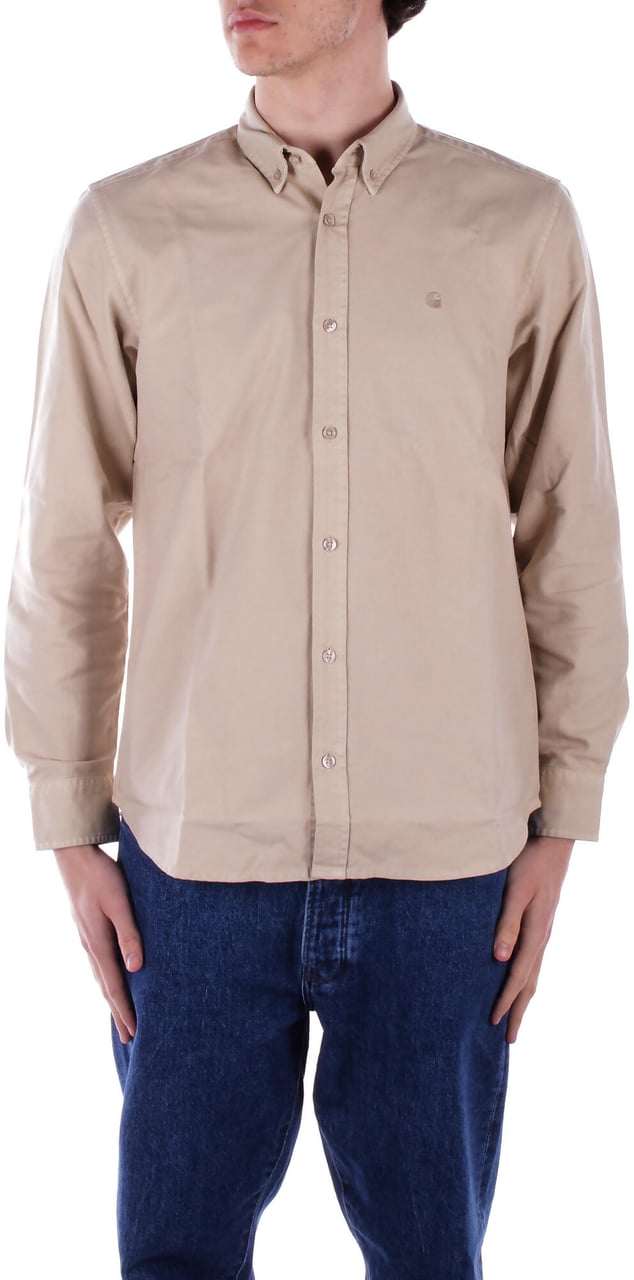 Carhartt Shirts Fleur De Sel Wit