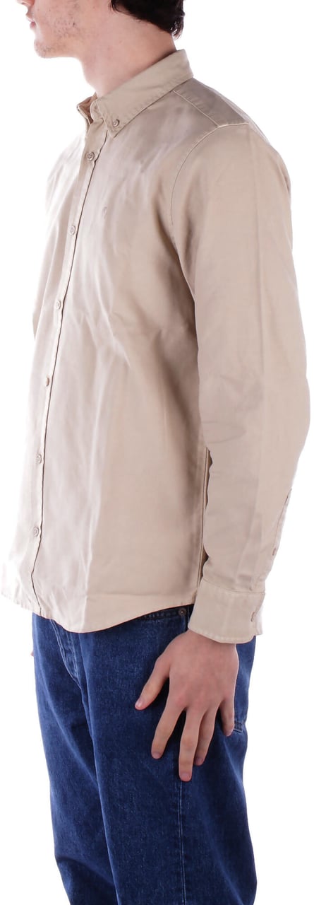 Carhartt Shirts Fleur De Sel Wit