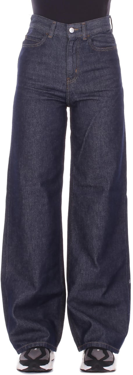 Carhartt Jeans Blue Rinsed Blauw