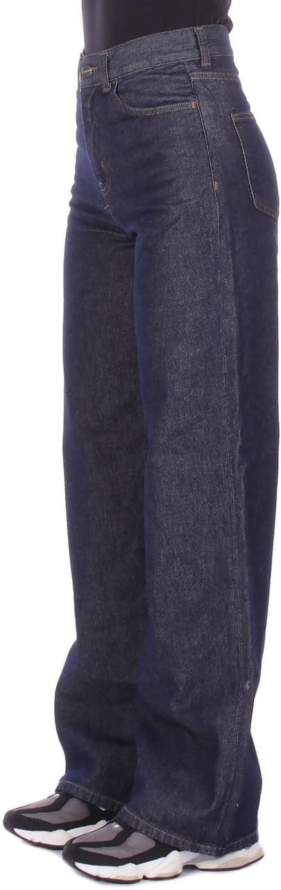 Carhartt Jeans Blue Rinsed Blauw