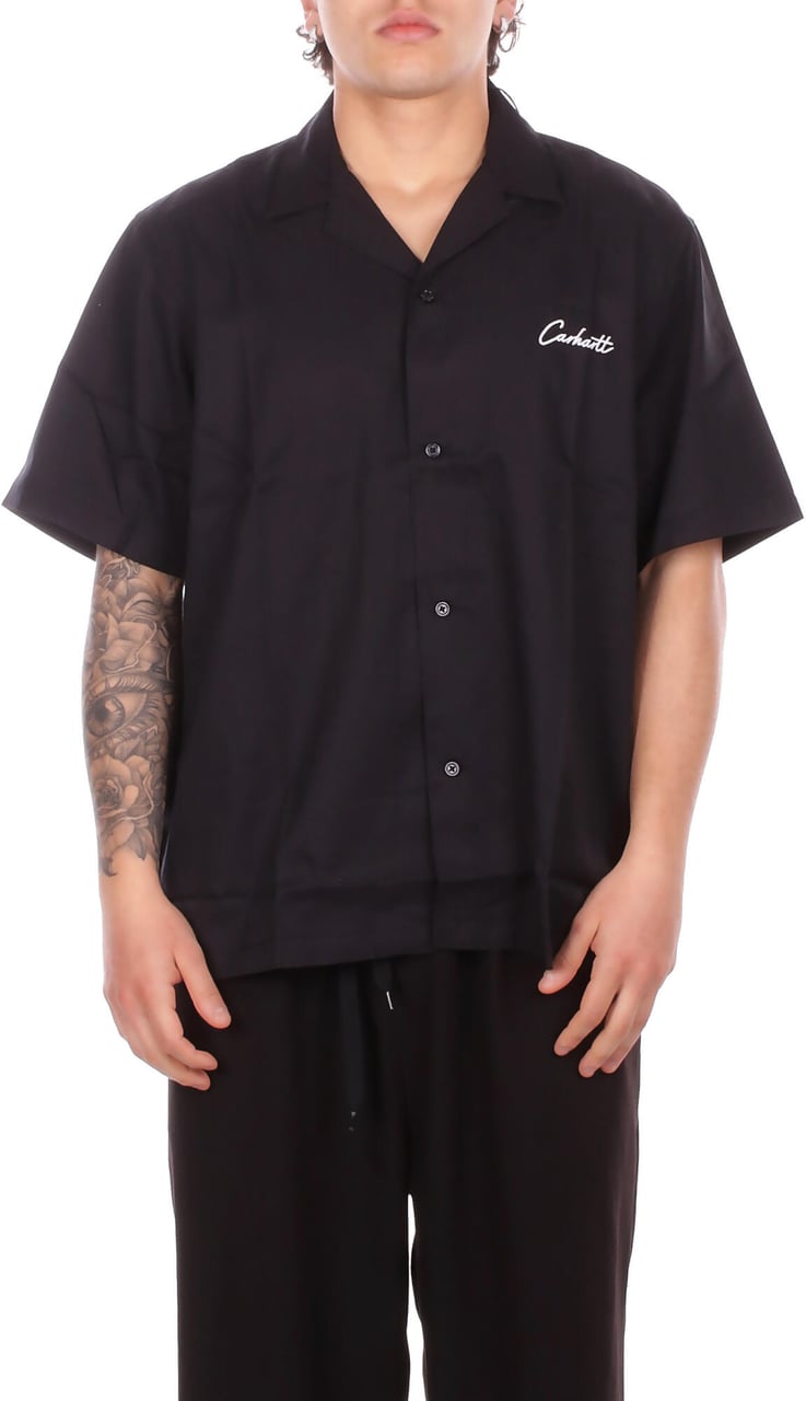 Carhartt Shirts Black White Zwart