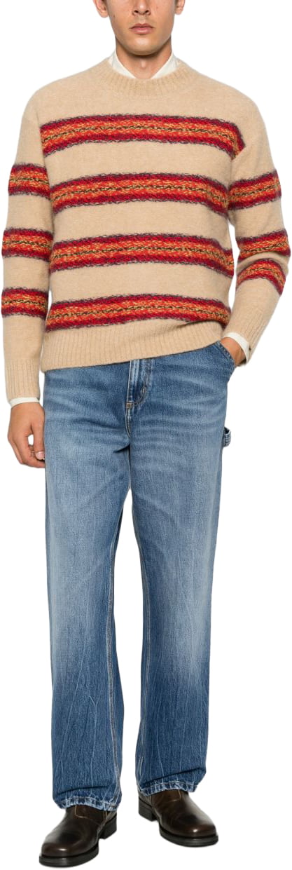 Carhartt Jeans Navy Blauw