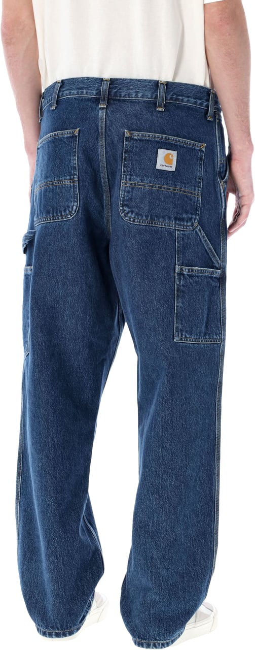 Carhartt Single Knee Denim Work Pants Blauw