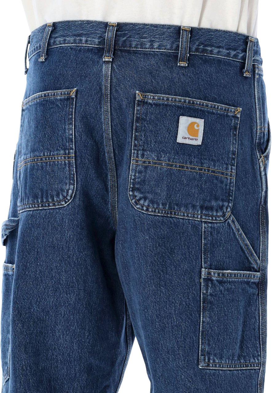 Carhartt Single Knee Denim Work Pants Blauw