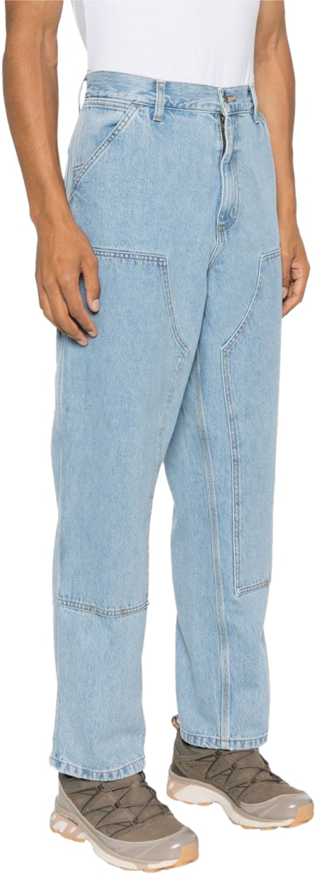 Carhartt Jeans Clear Blue Blauw