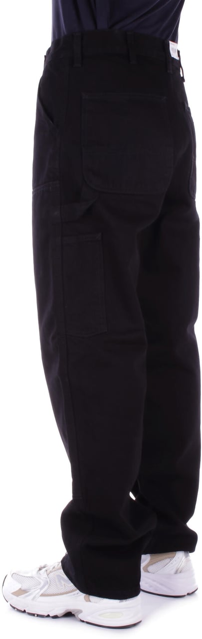 Carhartt Jeans Black Rinsed Zwart