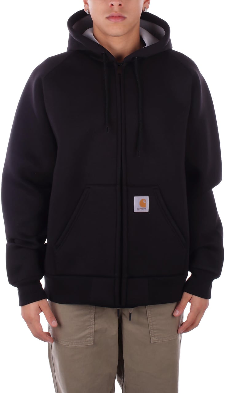 Carhartt Coats Black Grey Zwart