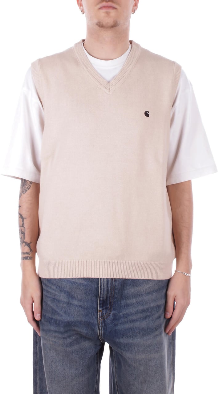 Carhartt Sweaters Fleur De Sel Wit
