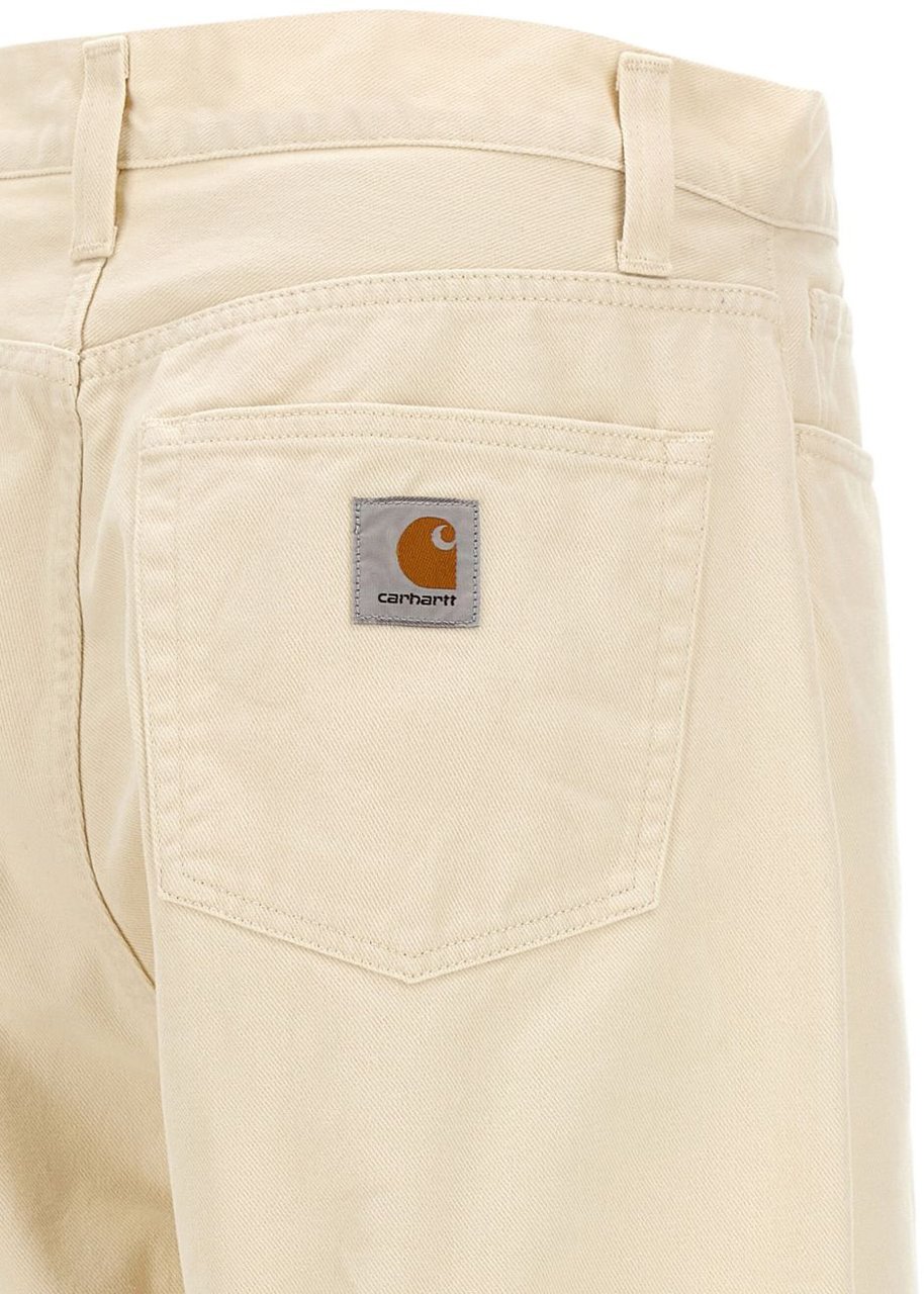 Carhartt Jeans Ivory Wit