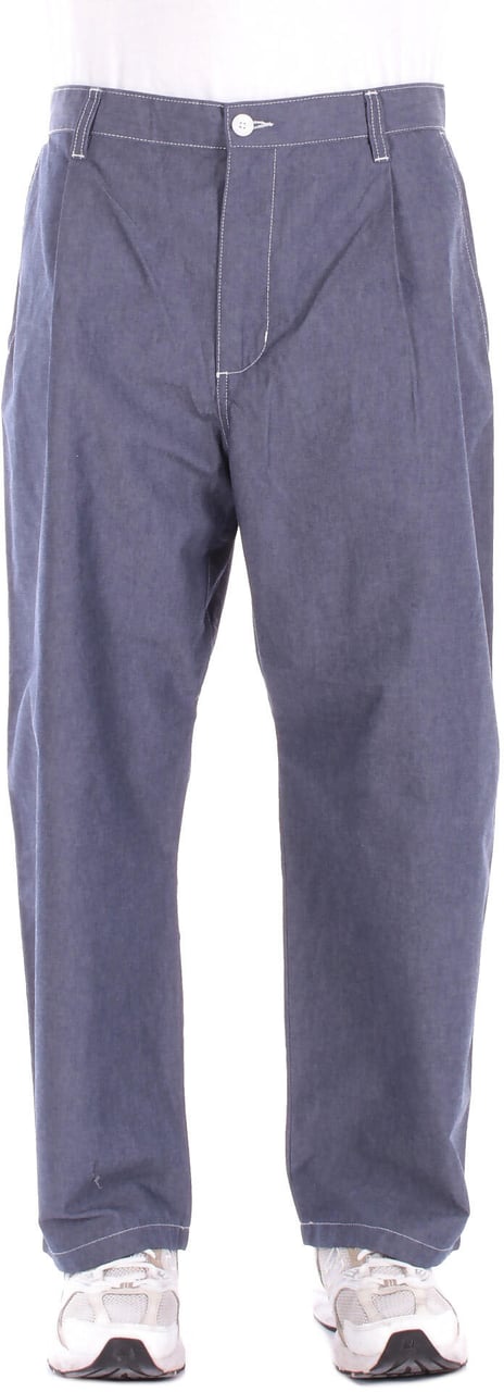 Carhartt Jeans Blu Rinsed Blauw