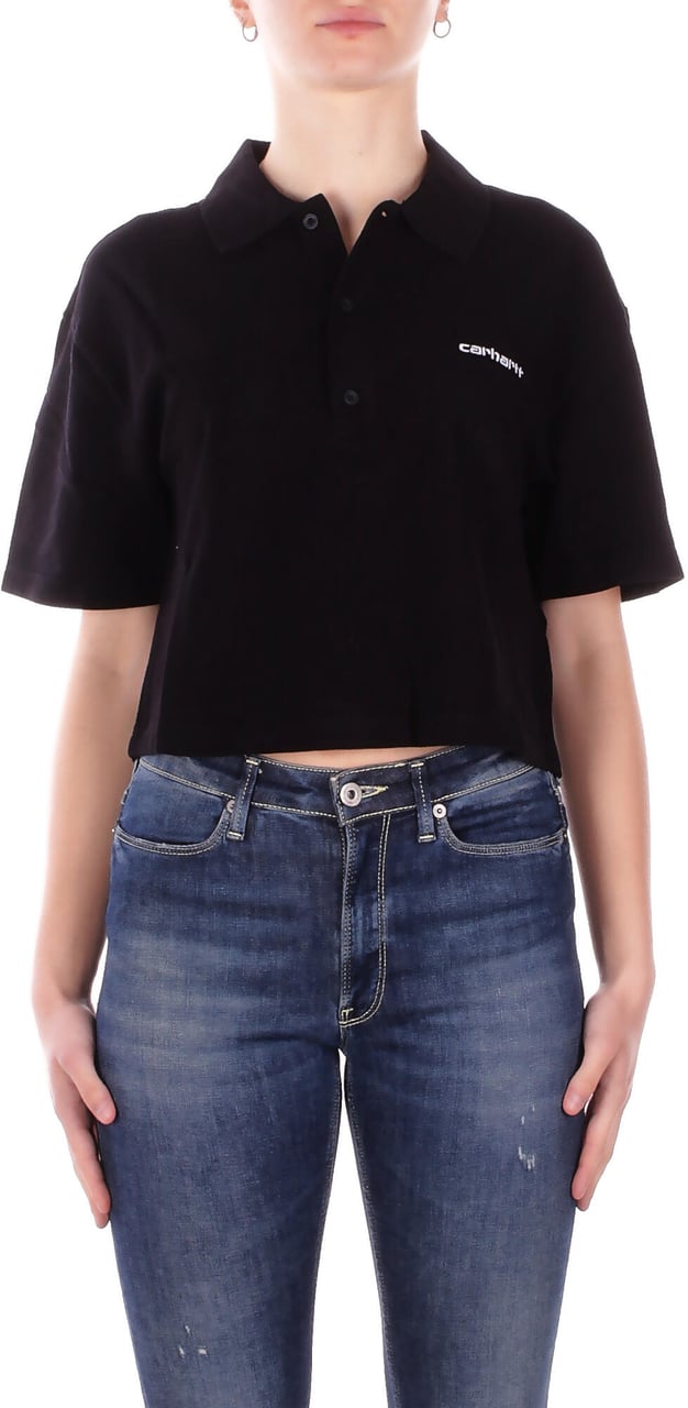 Carhartt T-Shirts And Polos Black White Zwart
