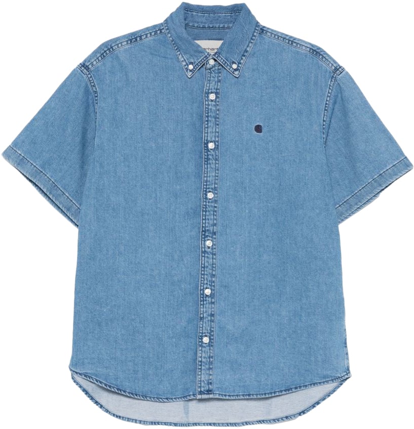 Carhartt Shirts Clear Blue Blauw