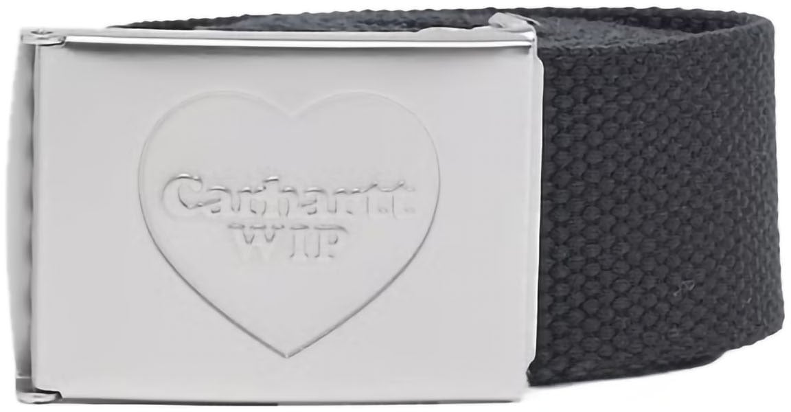 Carhartt Belts Black Silver Zwart