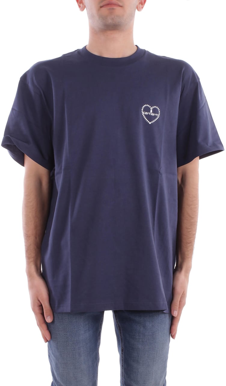 Carhartt T-Shirts And Polos Blu White Blauw