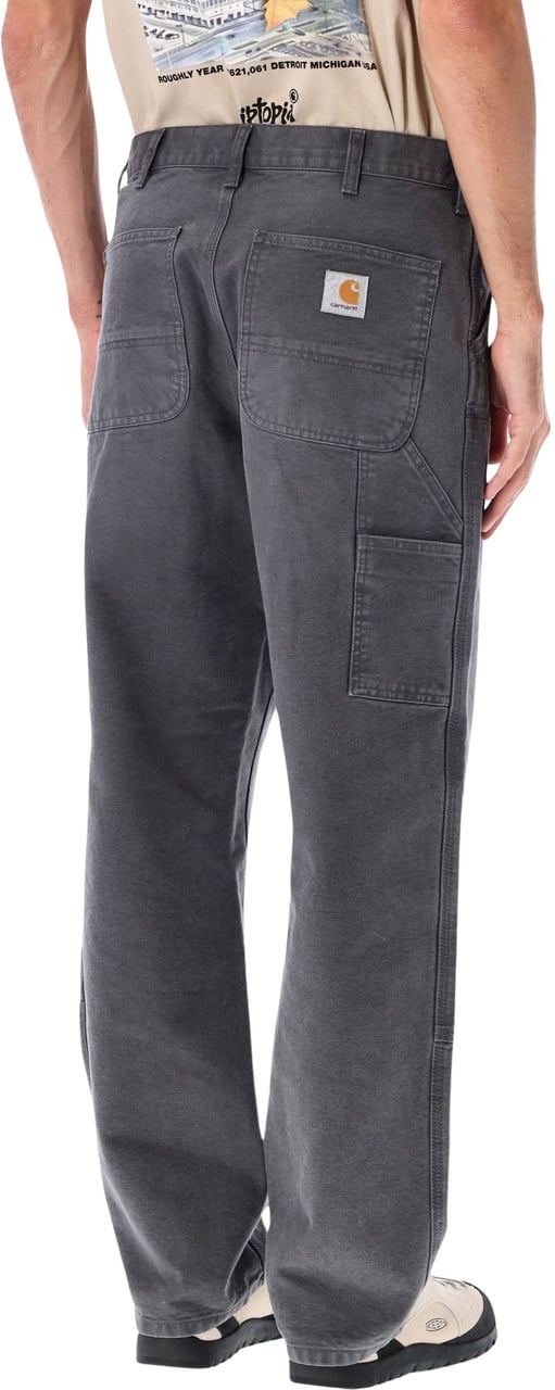 Carhartt Carhartt WIP Double Knee Pants in Dearborn canvas Dierenprint