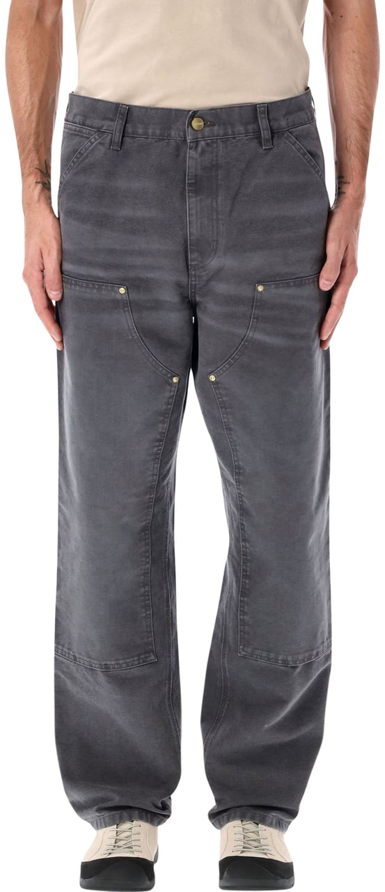 Carhartt Carhartt WIP Double Knee Pants in Dearborn canvas Dierenprint