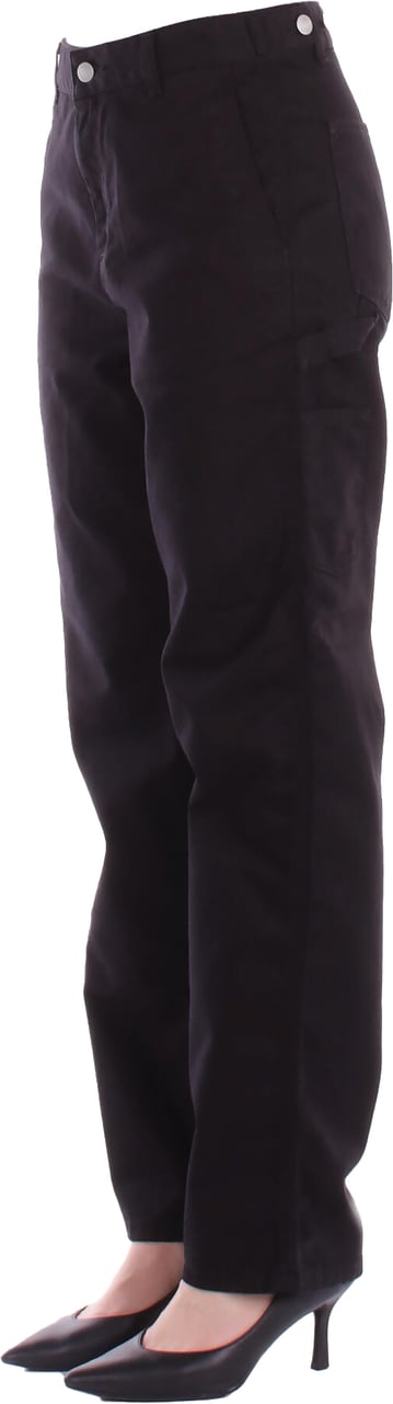 Carhartt Trousers Black Rinsed Zwart