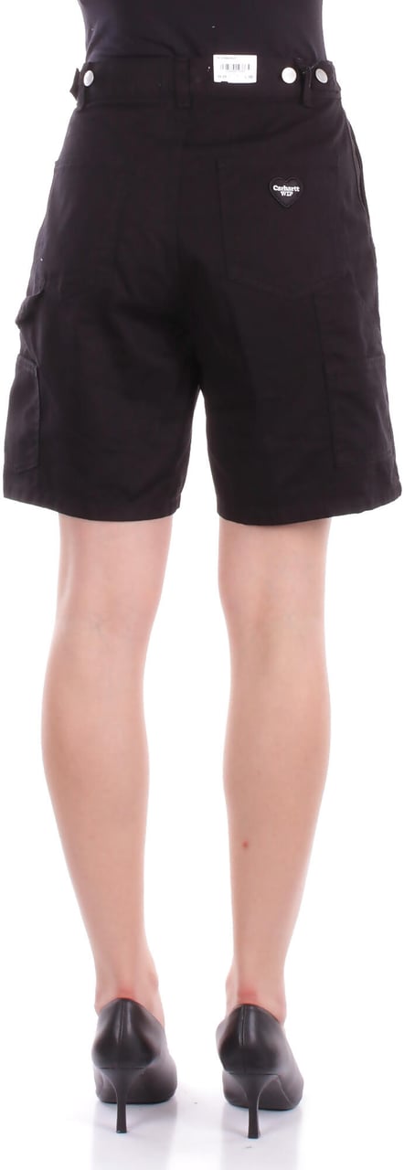 Carhartt Shorts Black Rinsed Zwart