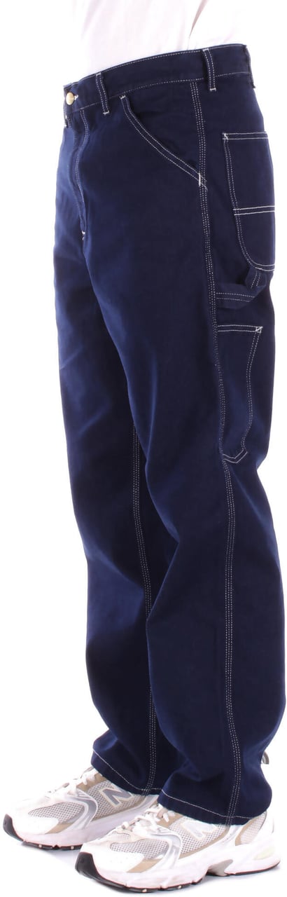 Carhartt Jeans Blue Rinsed Blauw