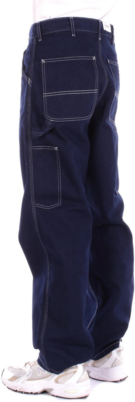 Carhartt Jeans Blue Rinsed Blauw