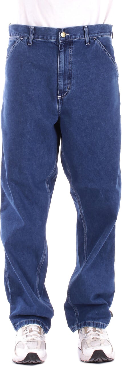 Carhartt Jeans Blu Stonewashed Blauw