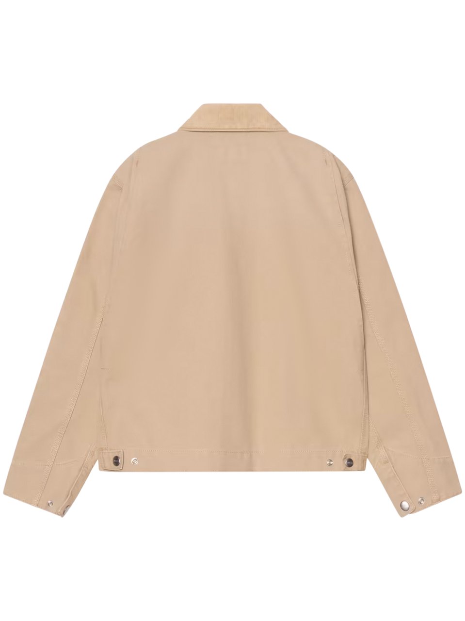 Carhartt Boxy Cropped Jacket with Adjustable Snap Buttons Neutraal