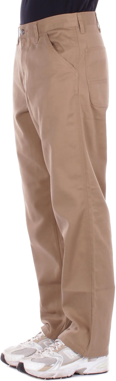 Carhartt Trousers Leather Beige