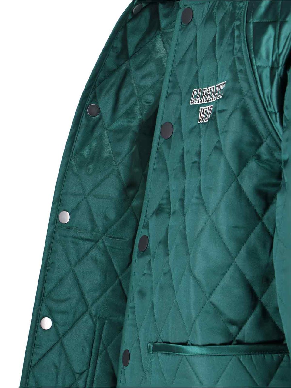Carhartt "Alumni Liner" Jacket, In Green Fabric Groen