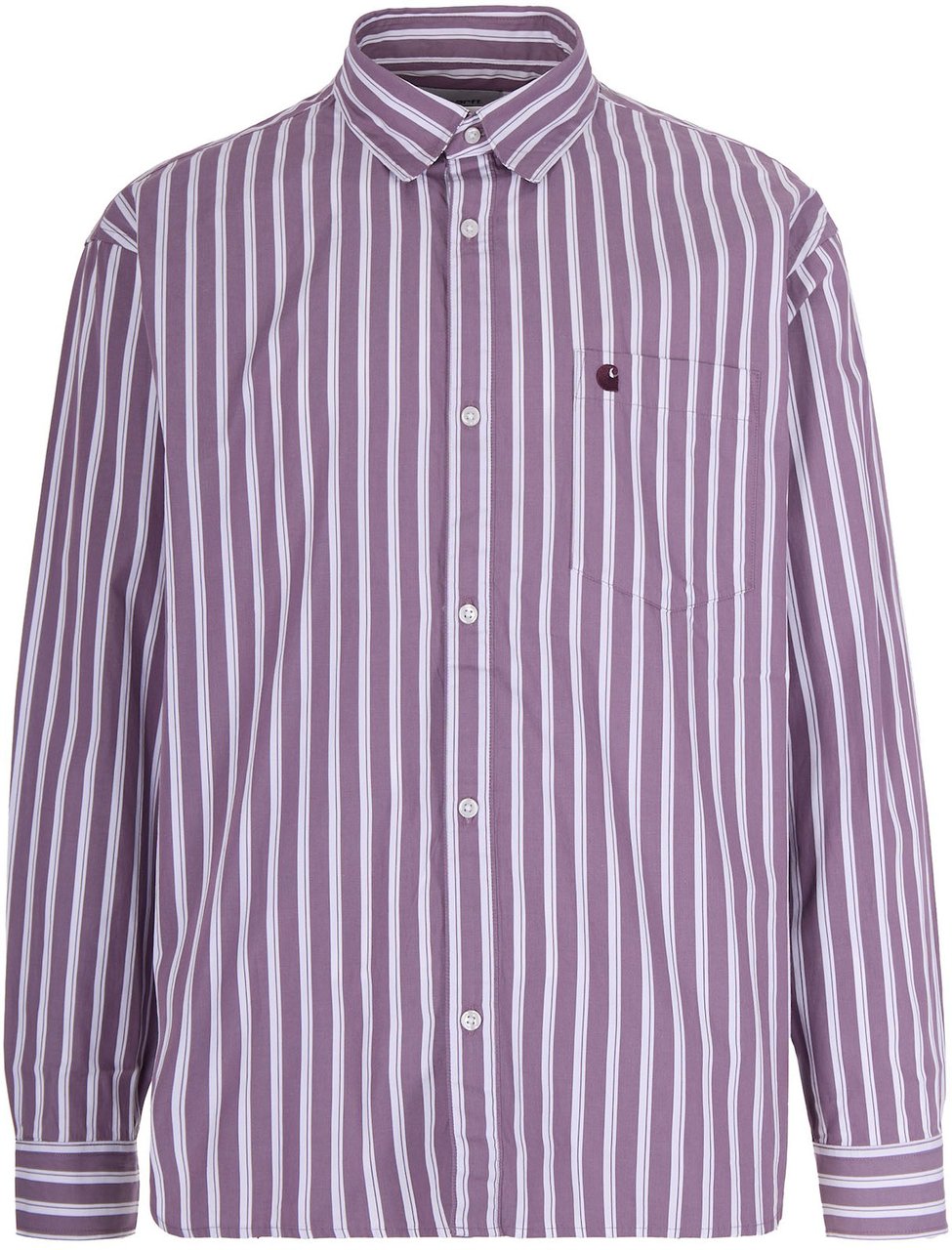 Carhartt Shirts Malden Stripe Phlox Divers