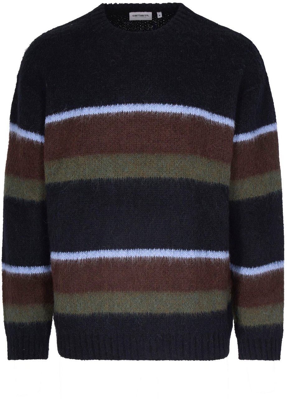 Carhartt Sweaters Sundling Stripe Palisander Bruin