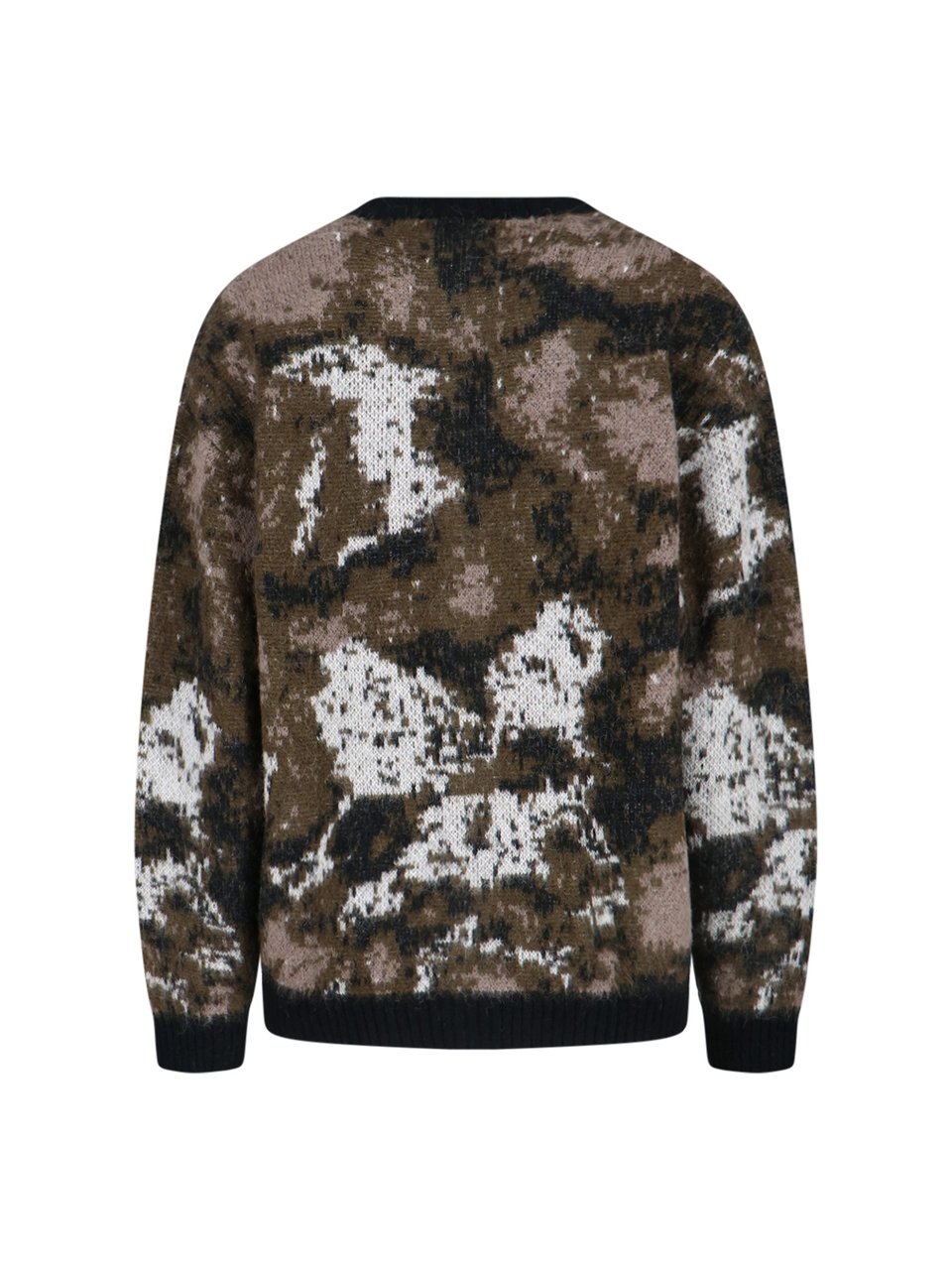 Carhartt "W' Merlin" Cardigan, In Multicolor Alpaca Blend Divers