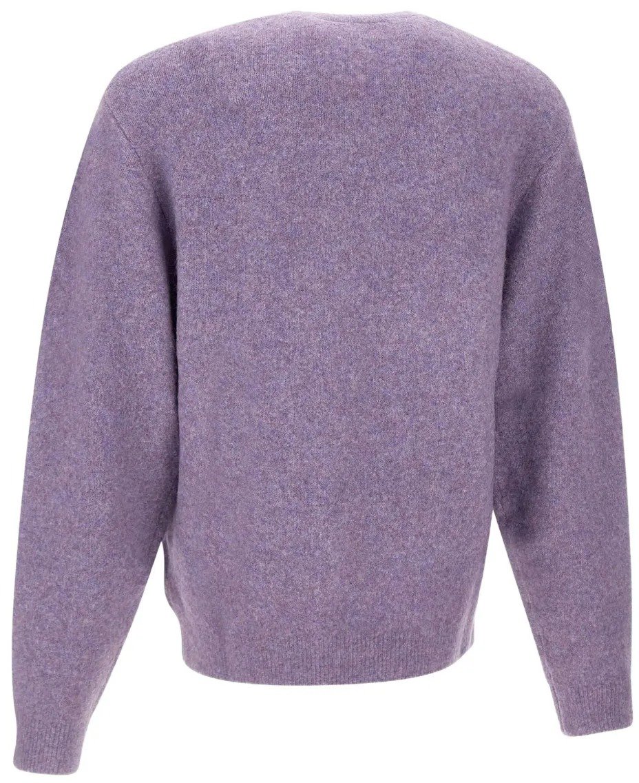 Carhartt pull curtis cotele a logo brode Paars