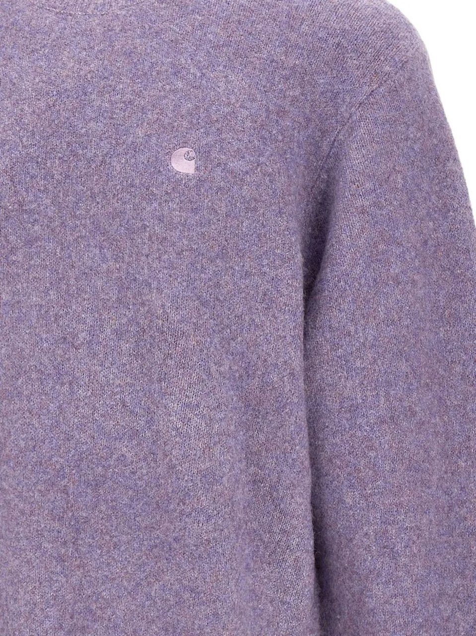 Carhartt pull curtis cotele a logo brode Paars