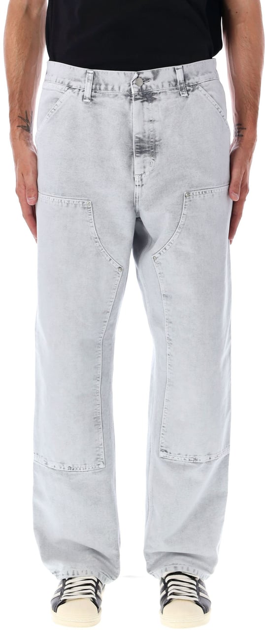 Carhartt Double Knee Organic Canvas Pants Zwart